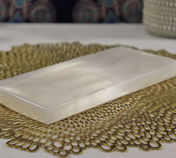 Selenite Slab - Selenite Charging Plate
